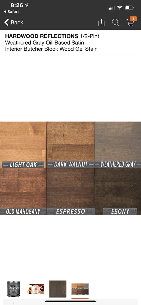 Butcher Block Color Stains, Dark Stained Mantle, Wood Stain Colors Butcher Block, Dark Stain Butcher Block Countertops, Dark Gel Stain, Espresso Butcher Block Countertops, Butcher Block Stain Colors, Ebony Stained Butcher Block Countertops, Butcher Block Stain