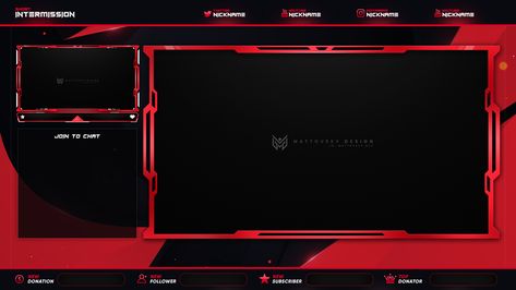 STREAM OVERLAY TEMPLATE DOWNLOAD PSD PACKAGE on Behance Obs Overlay Template, Valorant Template, Gaming Overlay Template, Streaming Overlay Template, Stream Overlay Design, Stream Template, Streaming Overlay, Overlay Template, Twitch Streaming Setup