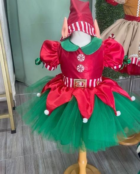 Whoville Costumes, Elf Costume Christmas, Christmas Tutu Outfit, Ugly Christmas Sweater Ideas, Christmas Dog Dress, Christmas Sweater Ideas, Gift Exchange Ideas, Christmas Elf Costume, Goose Clothes