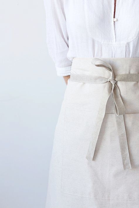 Linen Aprons, Bistro Apron, Olive Oil Packaging, White Uniform, Pinafore Apron, Floral Arranging, Body Art Photography, Sunday Suppers, White Apron