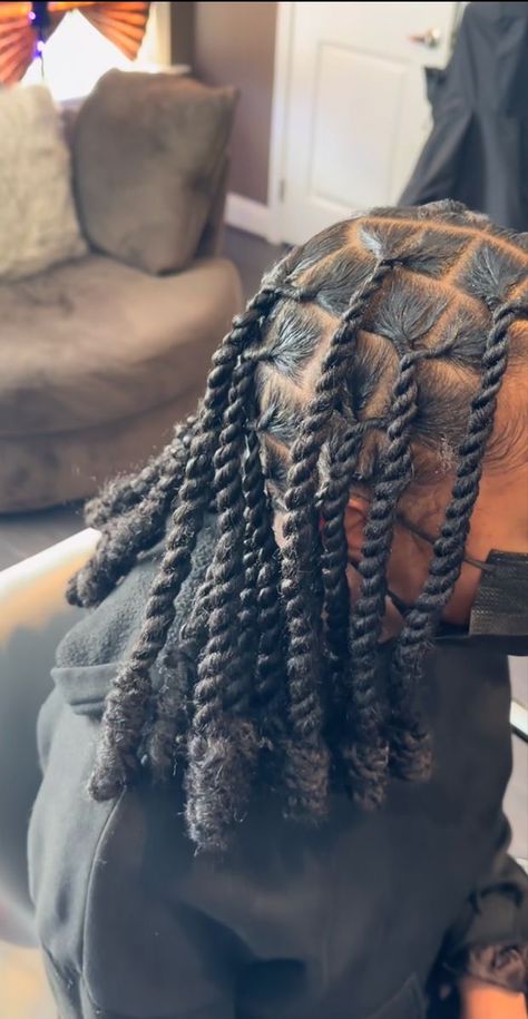 Invisible Locks, Loc Twist, Braids Designs, Butterfly Locks, Black Hair Protective Styles, Braiding Ideas, Invisible Locs, Weave Hairstyles Braided, Black Ponytail Hairstyles