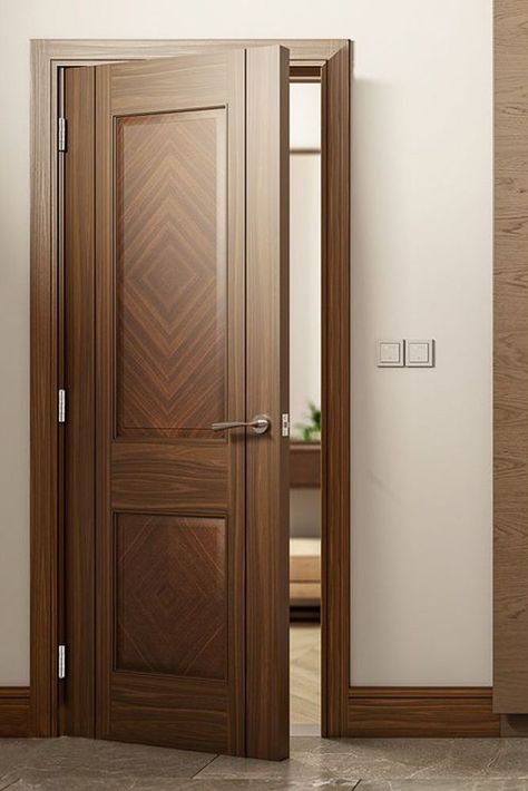 Engineered veneer door design Veneer Doors, Architrave Door, Diy Interior Doors, Fire Doors Internal, Door Frame Molding, Sage Kitchen, Modern Wooden Doors, Main Gates, Millwork Details