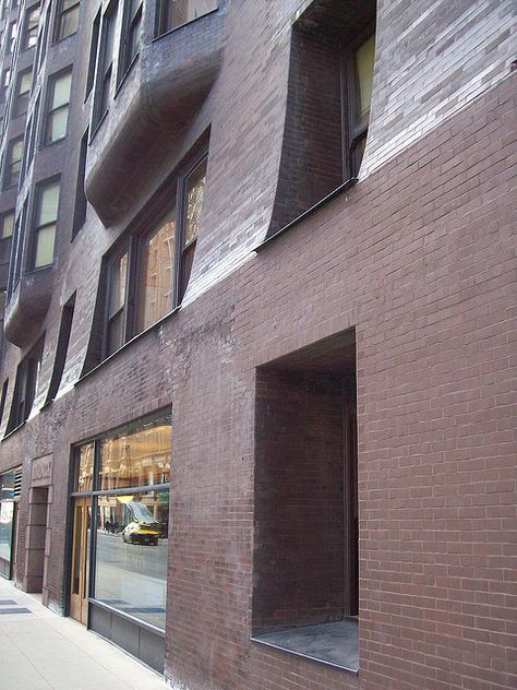 Monadnock Building (1891) Monadnock Building, Load Bearing Wall, Steel Frame Construction, Chicago Architecture, Brickwork, The Building, Office Building, Building Design, Interior Architecture