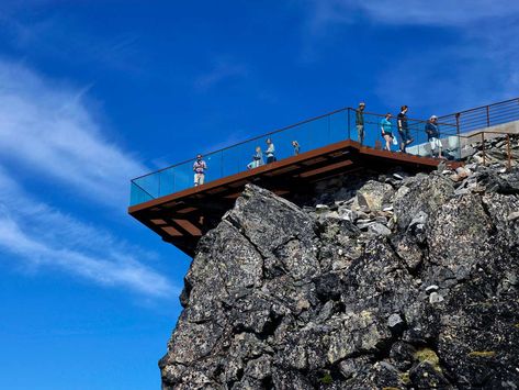 Landscape Architecture Plants, Mountain Formation, Landscape Walkway, Viewing Platform, Mountain Architecture, Lookout Tower, Landscape Architects, Corten Steel, Sustainable Architecture