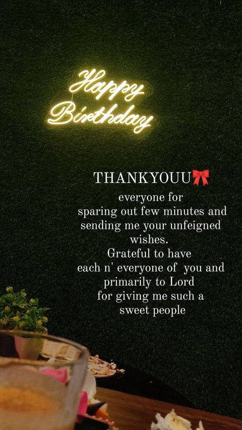 Happy Bday To Me Story, Thanks For The Birthday Wishes Aesthetic, Hbd Wishes For Friend, Status For Own Birthday, Birthday Wishes Snapchat Stories, Thanks For The Birthday Wishes Instagram Story, Thank You For Wishing Me, Thank You Post For Birthday Wishes, Happy Birthday To Me Snap