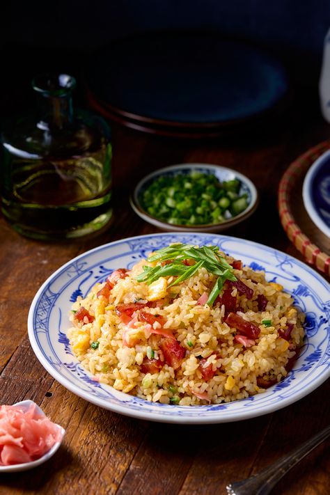 Fried Rice With Chinese Sausage, Gluten Free Chinese, Chinese Sausage, Making Fried Rice, Truffle Fries, Baked Rice, Pickled Ginger, Truffle Oil, Fried Rice Recipe