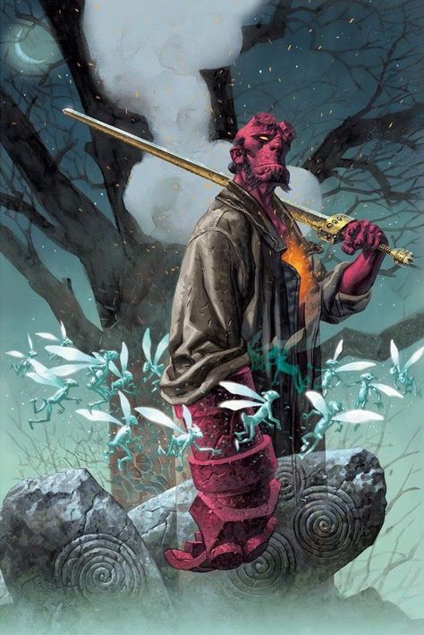 Longbox of Darkness on Twitter: "Hellboy and Excalibur by Duncan Fegredo #horror #horrorcomics #ComicArt https://t.co/6VoYcjHsOy" / Twitter Bprd Hellboy, Duncan Fegredo, Hellboy Mike Mignola, Mike Mignola Hellboy, Rogue Comics, Mignola Hellboy, Hellboy Comic, Mignola Art, Mike Mignola Art