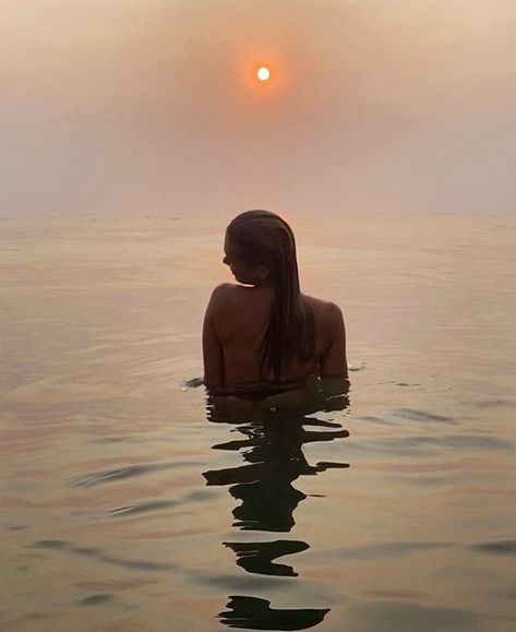 Person Standing In Water, Person In Water, Sitting In Water, Standing In Water, Healing Water, Twisted Tea, Water Aesthetic, Girl In Water, Healing Waters