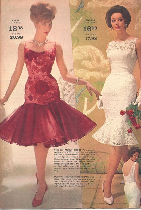 20th Century Fashion, Fashion 1950s, Skylark, Vintage Gowns, 50s Dresses, 1960s Fashion, Moda Vintage, 60s Fashion, Look Vintage