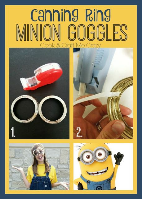 Minions Decorations, Minion Glasses, Adult Minion Costume, Minion Diy, How To Makw, Minion Goggles, Diy Minion Costume, Minion Decorations, Party Planning 101