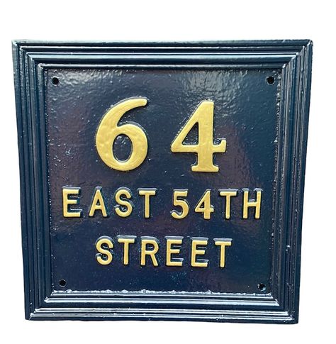 Jonesnco - Etsy Traditional House Numbers, Door Number Plates, Contemporary House Numbers, Brick Bungalow, Square House, Traditional Door, House Plaques, Colonial Style Homes, Door Number