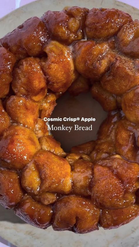 No monkey business here, only Cosmic Crisp® Apple Monkey Bread. Thanks to the perfectly balanced flavor of Cosmic Crisp® apples, there’s no stopping at one bite of these deliciously sticky cinnamon apple sugar dough balls.

Want the full recipe? Visit our website. Cosmic Crisp Apple, Apple Monkey Bread, Apple Dessert Recipes Easy, Apple Oatmeal Muffins, Easy Donut Recipe, Apple Desserts Easy, Easy Donuts, Sugar Dough, Apple Recipes Easy