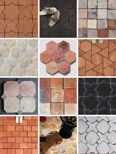 The Most Beautiful Terracotta Tiles: 24 Favorite Styles | Apartment Therapy Kitchen Floor Tile 2023, Terracotta Tile Floor, Terracotta Flooring, Terracotta Floor Tiles, French Terracotta, Saltillo Tile, Terracotta Floor, Spanish Tile, Brick Tiles