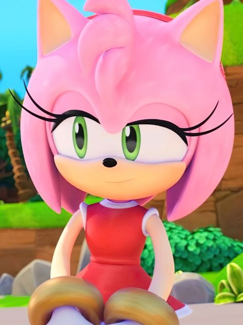 Amy Rose Aesthetic Wallpaper, Sonic The Hedgehog Amy, Amy Rose Hedgehog, Sonic The Hedgehog 4, Zodiac Couples, Sonic The Movie, Sonic Prime, Amy The Hedgehog, Smile Wallpaper