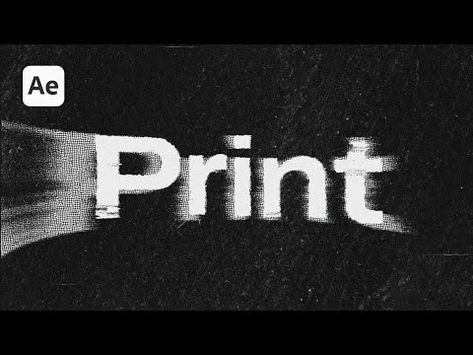 Printed Text Effect Tutorial | Print Text Animation in After Effects - YouTube After Effects Typography Animation, Text Animation After Effects, After Effects Animation, Typography Animation, Text Tutorial, Text Animation, Text Effect, Text Effects, After Effects