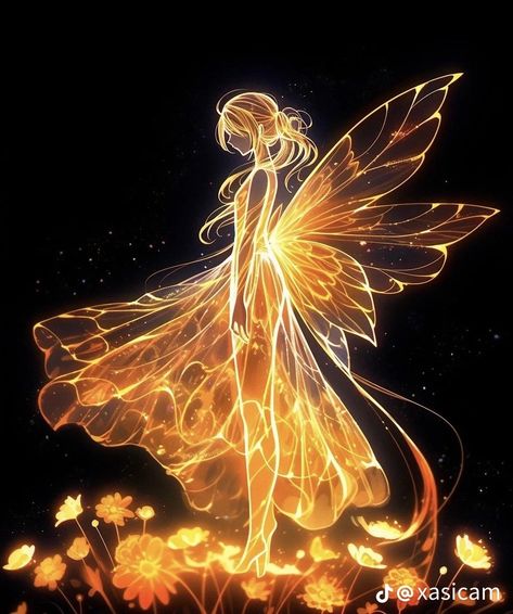 Sun Fairy, Golden Fairy, Kingdom Ideas, Yellow Fairy, Earth Fairy, Magic Creatures, Oc Board, Fairy Pictures, Fairy Aesthetic