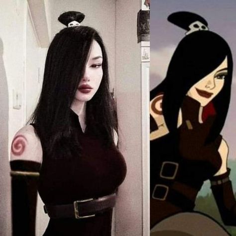 Dark Hair Cosplay Characters, Princess Azula Cosplay, Costume Ideas Women Black Hair, Azula Avatar Halloween Costume, Anime Women Costume, Azula Halloween Costume, Easy To Cosplay Characters, Cosplay Ideas Women Anime Black Hair, Dark Cosplay Ideas