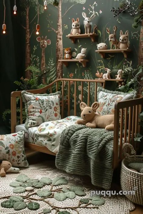 Forest Baby Rooms, Kids Room Chair, Woodland Nursery Ideas, Woodsy Nursery, Forest Nursery Theme, Woodland Bedroom, Forest Bedroom, Baby Room Themes, Nursery Room Design