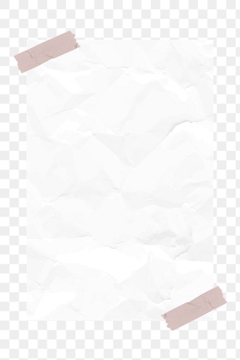 Paper Png Aesthetic, Post Decorations, Tape Aesthetic, Design Tape, Aesthetic Png, Notepaper, Memo Paper, Crumpled Paper, Paper Note