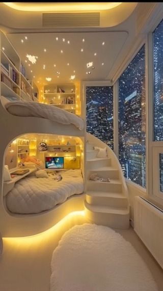 Kids Room Aesthetic, Small Bedroom Style, Dream Rooms For Teens, Reading Bedroom, Circle Bed, Comfortable Bedroom Decor, Loft House Design, Amazing Bedroom Designs, Bedroom Teen