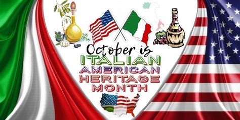 Italian American Heritage Month, Italian Heritage Month, Italian Heritage, Italian Culture, Heritage Month, American Heritage