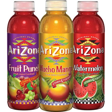 Arizona Juice, Fruit Juice Cocktails, Snack Rack, Juice Cocktails, Cocktail Juice, Iced Tea Lemonade, Backyard Kids Play Area, Sleepover Food, Themed Desserts