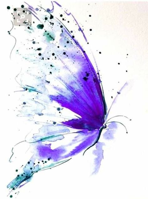 Cinderella Butterfly, Butterfly Watercolor Painting, Watercolor Painting Easy, Tatoo 3d, Painting Butterfly, Butterfly Art Painting, Watercolor Paintings For Beginners, Painting Easy, Watercolor Flower Art