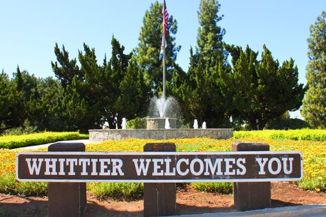 Nothin' is prettier than Whittier. My hometown of Whittier, CA. Pat Nixon fountain. Funny enough this fountain placed on the spot my grandparents lived a long time ago. Whittier California, California Pictures, San Gabriel Valley, English Projects, Anaheim Angels, California Poster, San Diego Houses, San Gabriel, Special Places