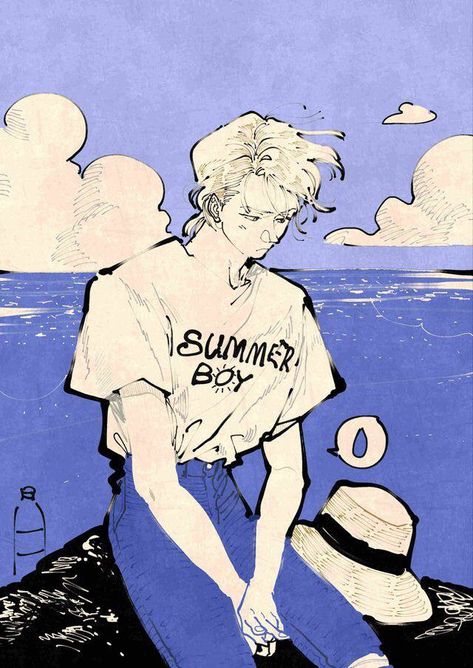 Ash Lynx, Banana Art, Banana Fish, Summer Boy, Fanarts Anime, Fish Art, Lynx, Aesthetic Anime, Demon Slayer