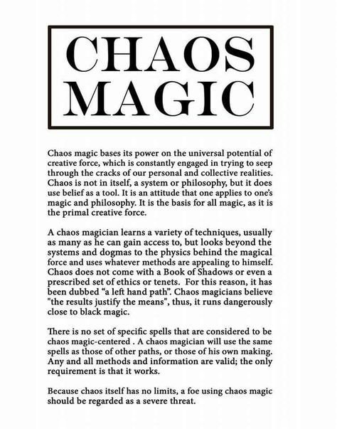 Chaos Gremlin Aesthetic, Types Of Magic Witchcraft, Chaos Magic Art, Chaos Witch Aesthetic, Chaos Magick Spells, Chaos Witchcraft, Chaos Magic Aesthetic, Chaos Witch, Occult Magic