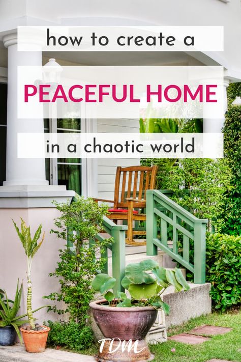 Do you want a peaceful home? Here are some suggestions for how to create a more peaceful home for you and your family. Family Peace, Peaceful Living, Zen Space, Peaceful Home, Declutter Your Home, Intentional Living, Living Tips, Minimalist Living, Slow Living