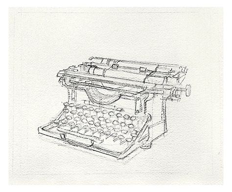 typewriter drawing by Mike Sheehan, Pencil Typewriter Drawing, Date Of Birth Tattoos Ideas Fonts, Drawing Fonts, Name Tattoos On Neck, Typewriter Tattoo, Tattoo Font Styles, Fonts For Tattoos, Number Tattoo Fonts, Tattoos Fonts