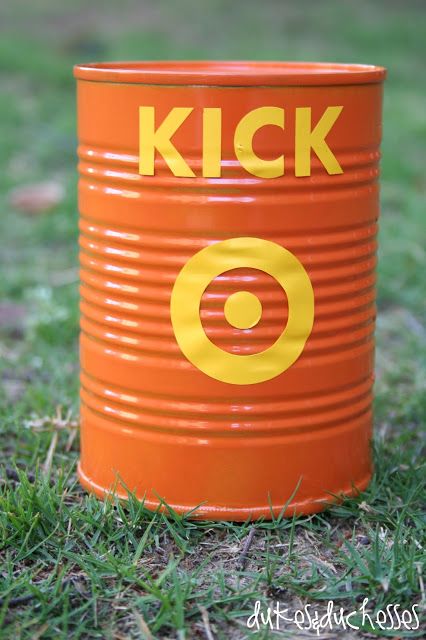 Kick The Can Game, Bbq Games For Kids, 1950s Games, Kick The Can, Snail Craft, Outside Games, Fun Outdoor Games, Outdoor Games For Kids, Sukkot