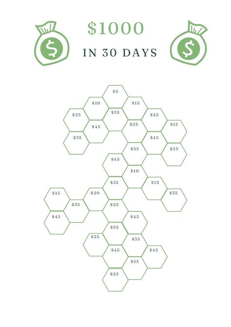 1000 In 30 Days, Savings Tracker Printable, Save 1000, 1000 Dollars, Sticker Chart, Money Saving Strategies, Tracker Printable, Savings Tracker, Emergency Fund