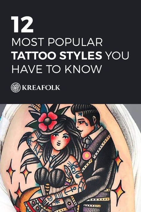 Tattoo Must Haves, Names Of Tattoo Styles, List Of Tattoo Styles, Type Of Tattoo Styles, Different Type Of Tattoo Styles, Tattoo Art Styles Names, Different Tattoo Art Styles, How To Find Your Tattoo Style, Apprentice Tattoo Portfolio