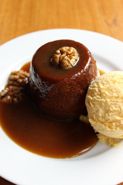 Lisa Faulkner Sticky Toffee Pudding Recipe | What Jessica Baked Next... Butterscotch Sauce Recipes, British Pudding, Sticky Date, Pudding Custard, Sticky Date Pudding, Date Pudding, Marble Cake Recipes, British Desserts, Butterscotch Sauce