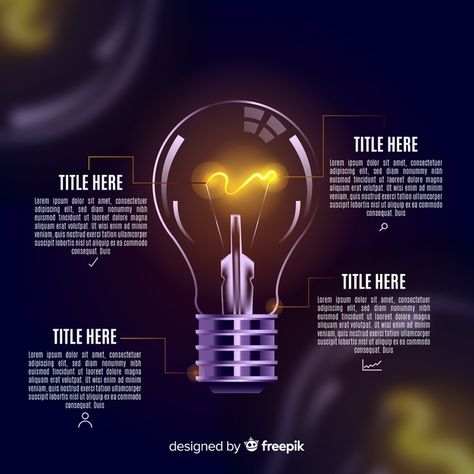 Infographic realistic light bulb backgro... | Free Vector #Freepik #freevector #background #infographic #template #light Bulb Background, Vector Infographic, Paper Balls, White Light Bulbs, Rainbow Light, Business Icon, Creative Lighting, Graphic Editing, Future Technology