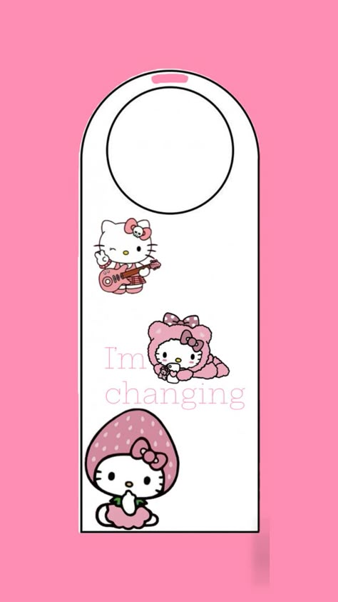 Kitty Door, Rauch Fotografie, Hello Kitty Decorations, Hello Kitty Room Decor, Diy Hello Kitty, Pink Wallpaper Hello Kitty, Hello Kitty Colouring Pages, Hello Kitty Printables, Hello Kitty Rooms