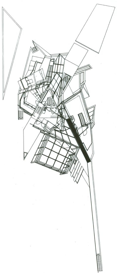 Gunther Domenig | Steinhaus (Stonehouse) | Steindor am Ossiacher See | Austria | 1985  Second-floor plan. Plants Sketch, Sketch Plan, Plant Sketches, Raised Bed Garden Design, Garden Party Theme, Trendy Plants, Plant Tattoo, Patio Garden Design, Best Plants