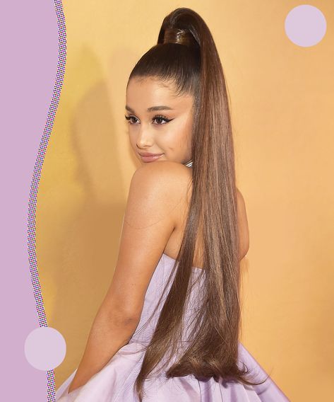 Ariana Grande's School Picture Proves The Ponytail Is Forever #refinery29 https://www.refinery29.com/en-us/2019/08/240689/ariana-grande-ponytail-young-photo-instagram Ariana Grande Ponytail, Ariana Grande Hair, Ponytail Tutorial, High Ponytail Hairstyles, Double Ponytail, Afro Textured Hair, High Ponytails, Braided Ponytail, Hairstyles For School