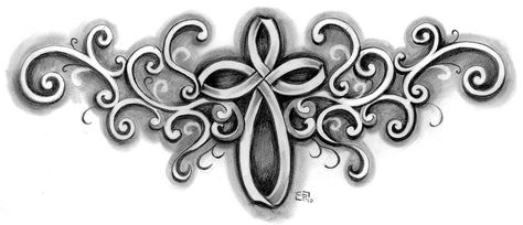 Tattoo Sonne, Tatoo 3d, Tattoo Son, Infinity Cross, Cross Tattoos, Cross Tattoo Designs, Cross Art, Up Tattoos, Cross Tattoo