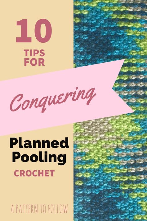 10 Tips for Conquering Planned Pooling Crochet > A Pattern to Follow Planned Pooling Crochet, Pooling Crochet, Planned Pooling, Crochet Stitches Diagram, Crochet Stitches For Blankets, I Love This Yarn, Manta Crochet, Crochet Stitches For Beginners, Single Crochet Stitch