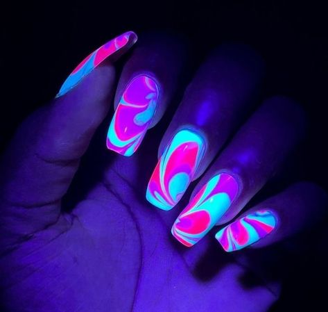 30 Gorgeous Glow In The Dark Halloween Nails To Steal The Show Dark Halloween Nails, Nails Glow In The Dark, Glow In The Dark Nails, Dark Nail Art, Dark Nail Designs, Glow In The Dark Halloween, Dark Nail, Dark Halloween, Light Nails