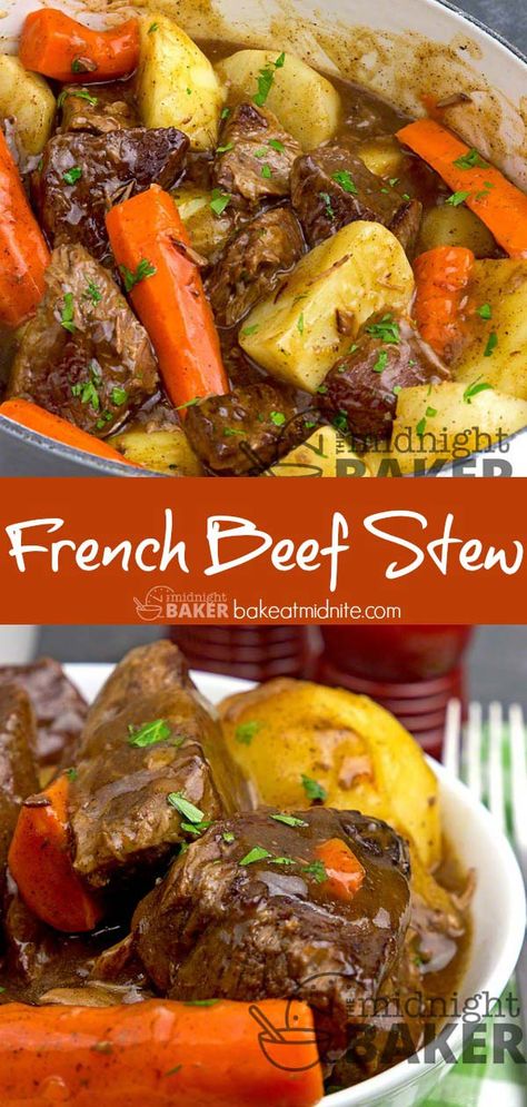 Beef Stews And Casseroles, Strewing Beef Recipes, French Stew Recipes, Meat Stew Recipes, French Stew, Warm Recipes, Best Stew Recipe, French Meals, Stewing Beef