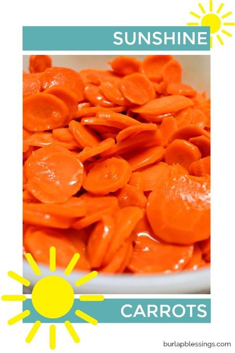 Sunshine Carrots Recipes Illustration, Steamed Carrots, Savory Sides, Healthy Honey, Side Dishes Recipes, Carrot Recipes, Magic Recipe, Dessert Appetizers, Healthy Eating Recipes