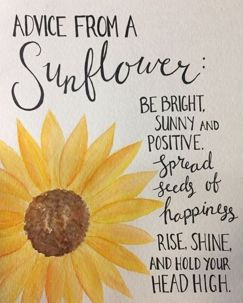 70 Positive And Motivational Quotes Quotes About Flowers Blooming, Sunflower Quotes, Watercolor Quote, Flower Quotes, Amaranth, 그림 그리기, The Words, Your Head, Great Quotes