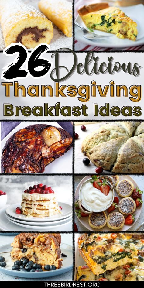 From Sweet to Savory: 26 Thanksgiving Breakfast Recipes to Savor - This Little Nest
Thanksgiving recipes for your Thanksgiving morning meal. 
Thanksgiving breakfast, Thanksgiving pancakes, Thanksgiving morning quiche, Thanksgiving morning waffles, Coffee cake recipes, thanksgiving morning sweet treats breakfast. Thanksgiving Brunch Menu, Sausage Spinach Quiche, Thanksgiving Breakfast Recipes, Breakfast Thanksgiving, Thanksgiving Brunch Recipes, Thanksgiving Breakfast Ideas, Divine Recipes, Unique Breakfast, Thanksgiving Morning