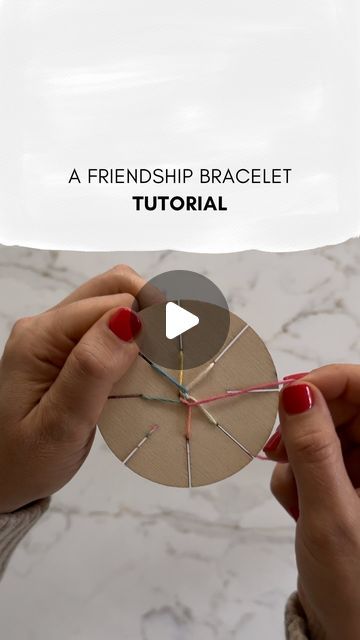 Bracelet Diy With Thread, Making Bracelet With Thread, Embroidery Bracelet With Beads, Bracelet Made Of Thread, Thread Rakhi Diy, Bracelet Ideas With Thread, Easy Friendship Bracelets For Kids, Bracelet Thread Ideas, Bracelet Making Ideas Thread