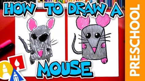 How To Draw Archives - Page 5 of 64 - Art For Kids Hub Art Hub For Kids, Drawing Library, Drawing Mouse, Art For Kids Hub, The Letter M, Art Hub, Education Kindergarten, Letter M, Lessons For Kids