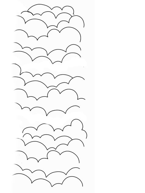 Clouds Tattoo For Men, Cloud Tattoo Sleeve Backgrounds, Cloud Tattoo Stencil, Clouds Tattoo Stencil, Cloud Filler Tattoo Backgrounds, Tattoos Stencils Outline, Clouds And Stars Tattoo, Bean Tattoo, Ak47 Tattoo